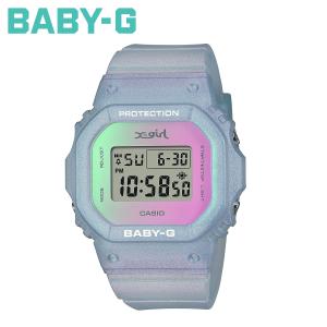 CASIO カシオ BABY-G 腕時計 X-girl BGD-565XG-2JR エックスガール ベビーG ベイビーG コラボ レディース ブルー　｜sugaronlineshop