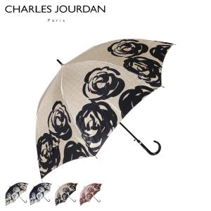 CHARLES JOURDAN シャルルジョルダン 雨傘 長傘 レディース 耐風 LONG UMBRELLA ブラック ネイビー ベージュ ピンク 黒 1CJ 11066 母の日｜sugaronlineshop