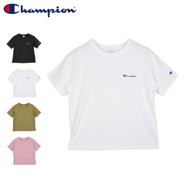 Champion チャンピオン Tシャツ 半袖 レディース クルーネック SHORT SLEEVE ...