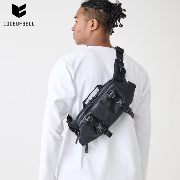 CODE OF BELL コードオブベル ウエストバッグ ボディバッグ ポーチ ワンショルダー クロ...