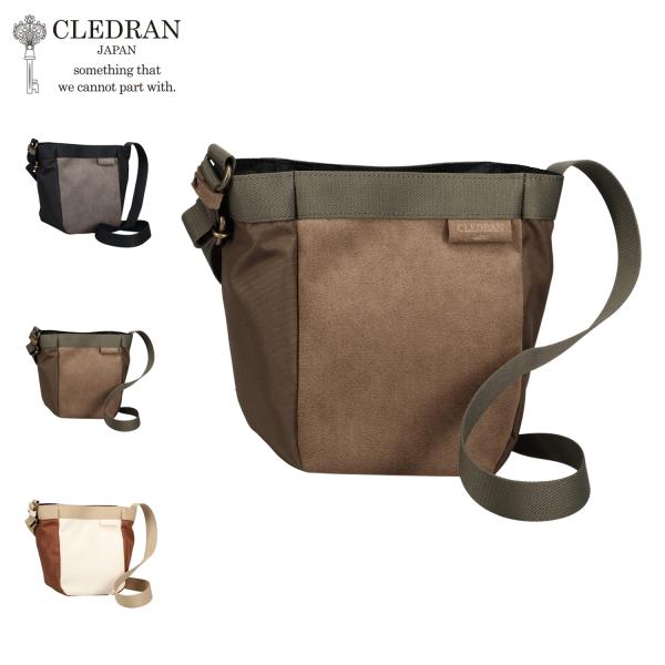 クレドラン CLEDRAN バッグ ショルダーバッグ メンズ レディース 人工スエード 軽量 撥水 ...