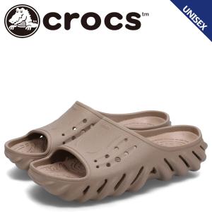 crocs クロックス サンダル エコー スライド メンズ レディース ECHO SLIDE ブラウン 208170-2G9｜sugaronlineshop