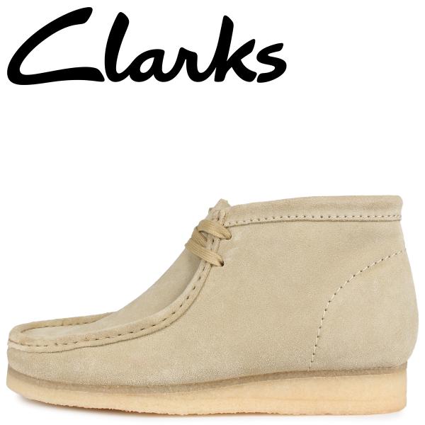 Clarks クラークス ワラビー ブーツ メンズ WALLABEE BOOT ベージュ 26155...