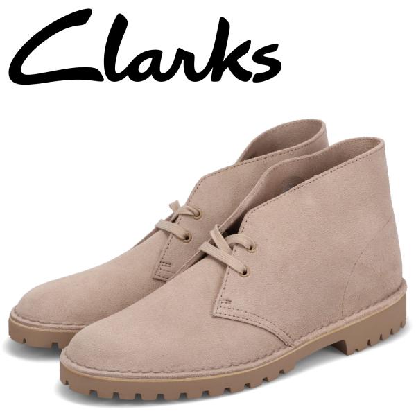 Clarks クラークス デザート ロック ブーツ メンズ スエード DESERT ROCK ベージ...