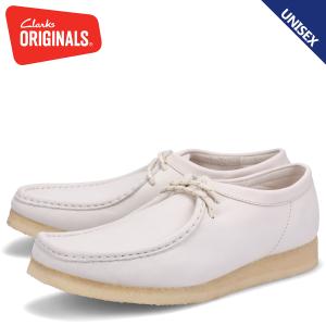 Clarks Originals クラークス オリジナルズ ブーツ ワラビー メンズ レディース WALLABEE ホワイト 白 26166299｜sugaronlineshop