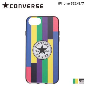 CONVERSE コンバース iPhone SE2 8 7 スマホケース メンズ レディース 携帯 アイフォン CIRCLE LOGOHYBRID IML BACK CASE グレー マルチ ネコポス可｜sugaronlineshop