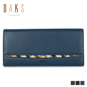 ダックス DAKS 長財布 メンズ 本革 WALLET ブラック ブラウン ブルー 黒 DP27015｜sugaronlineshop