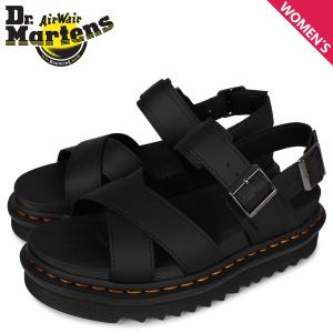 Dr.Martens ドクターマーチン サンダル ストラップサンダル ヴォス レディース 厚底 VOSS 2 ブラック 黒 26799001｜sugaronlineshop