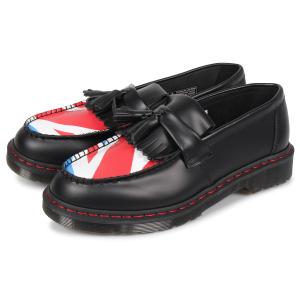 Dr.Martens ドクターマーチン ローファー タッセル メンズ レディース ADRIAN SMOOTH TASSLE LOAFER コラボ ブラック 黒 R25270001｜sugaronlineshop