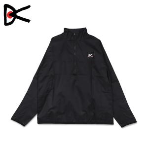 DISTRICT VISION ディストリクト ヴィジョン シェルジャケット アウター メンズ ハーフジップ ポケッタブル THEO SHELL JACKET ブラック 黒 DV0012｜sugaronlineshop