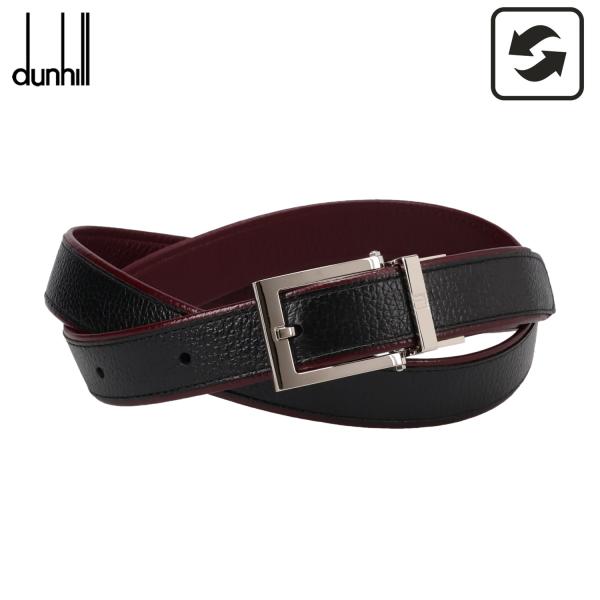 DUNHILL ダンヒル ベルト レザーベルト メンズ 本革 バックル カジュアル リバーシブル ブ...