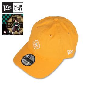 NEW ERA ニューエラ キャップ 帽子 メンズ レディース 鬼滅の刃 我妻善逸 コラボ ストラップバック 920 KIMETSU TSUBA ZENITSU イエロー 12864499｜sugaronlineshop