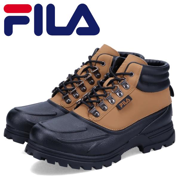 フィラ FILA ブーツ ウェザーテック メンズ 厚底 WEATHERTEC ブラウン 1SH401...