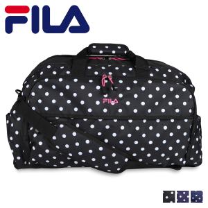 フィラ FILA ボストンバッグ ショルダーバッグ レディース 42L 大容量 BOSTON BAG ブラック ネイビー 黒 7398｜sugaronlineshop