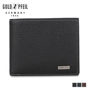 GOLD PFEIL ゴールドファイル 財布 二つ折り財布 メンズ 本革 SUPERIOR WALLET ブラック ネイビー ダーク ブラウン 黒 GP24217｜sugaronlineshop