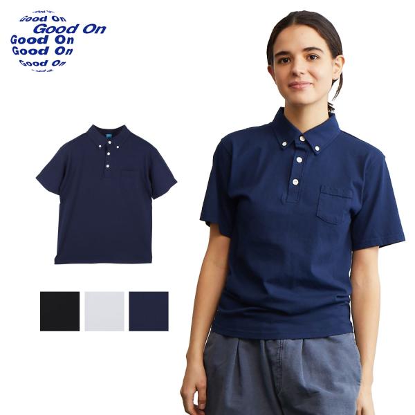 グッドオン Good On Tシャツ 半袖 ポロ メンズ ポケット 無地 SS POLO TEE-C...