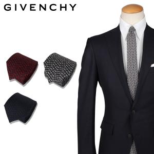 GIVENCHY ジバンシー ネクタイ メンズ イタリア製 シルク ビジネス 結婚式 TIE ホワイト ネイビー レッド 白 SM006｜sugaronlineshop