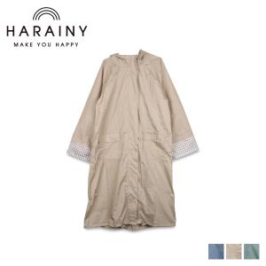 ハレニー HARAINY レインコート カッパ 雨具 シュシュポッシュ レインウェア ロングプラス レディース 撥水 防水 自転車 CHOU CHOU POCHE RAIN WEAR 201284EC｜sugaronlineshop