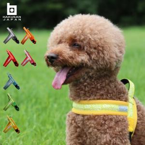 ハクサン hakusan 犬 ハーネス ベルト 小型犬 中型犬 大型犬 持ちやすい ベーシック シングル ジャストフィットドラゴンハーネス アロハメッシュ｜sugaronlineshop