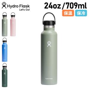 Hydro Flask ハイドロフラスク 24oz 水筒 ボトル ステンレスボトル マグボトル 魔法瓶 709ml 保冷 保温 直飲み HYDRATION STANDARDMOUSE グレー 5089015｜sugaronlineshop