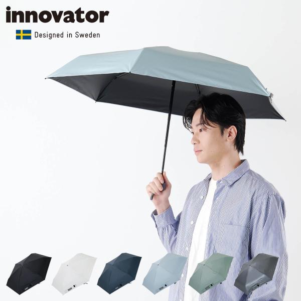innovator イノベーター 折りたたみ傘 雨傘 日傘 メンズ レディース 53cm 晴雨兼用 ...