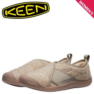 キーン KEEN スニーカー スリッポン レディース ハウザーラップ HOWSER WRAP ブラウン 1025536｜sugaronlineshop