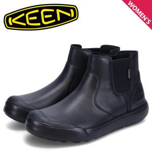 キーン KEEN サイドゴアブーツ チェルシー エレナ レディース ウォータープルーフ 防水 ELENA CHELSEA WP ブラック 黒 1027864｜sugaronlineshop