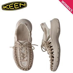 キーン KEEN ウィメンズ ユニーク アストリア キャンバス スポーツサンダル レディース 軽量 WOMENS UNEEK ASTORIA CANVAS オフ ホワイト 1030390
