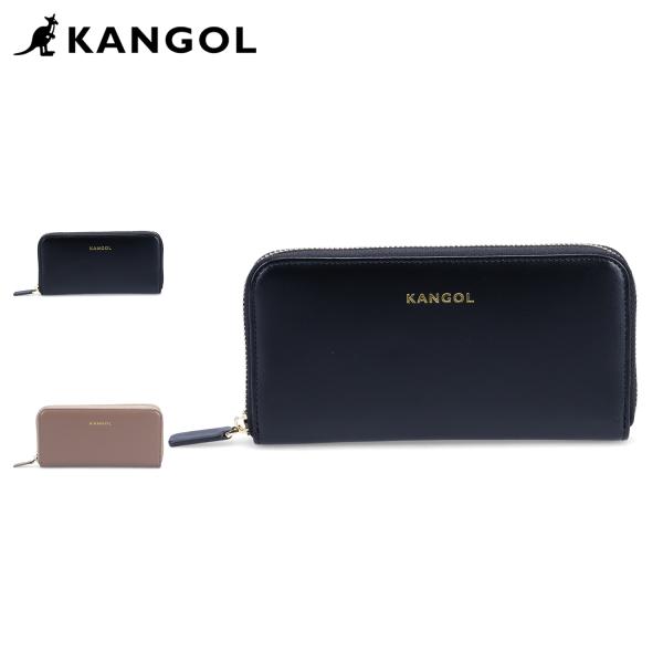 KANGOL カンゴール 長財布 メンズ レディース ラウンドファスナー LONG WALLET ブ...