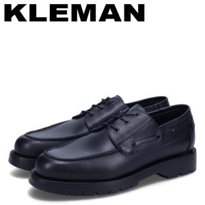 クレマン KLEMAN デッキシューズ モカシン 靴 ドナト メンズ Uチップ DONATO ブラック 黒 82102｜sugaronlineshop