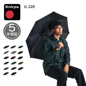クニルプスKNU220-1001 ブラック Knirps 折りたたみ傘 クニルプス U220 日傘兼用 メンズ KNU220