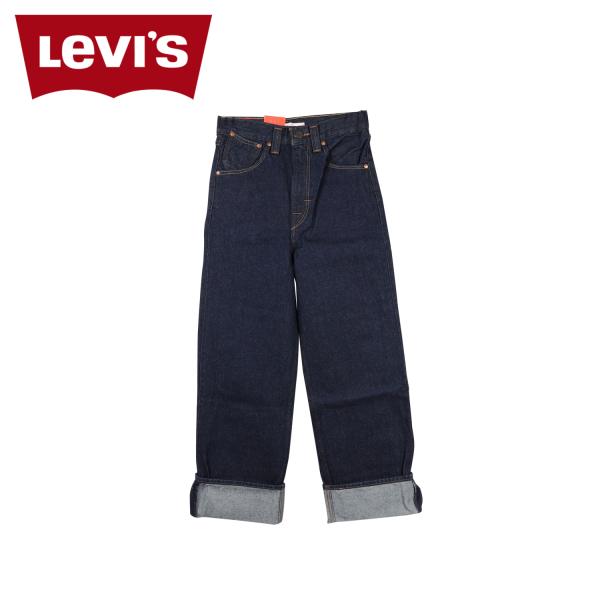 LEVIS RED リーバイス レッド デニムパンツ ジーンズ ジーパン ハイ ルーズ カフ レディ...