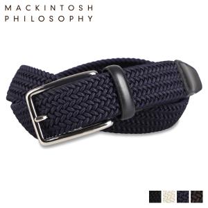 マッキントッシュ MACKINTOSH フィロソフィー ベルト PHILOSOPHY ゴムベルト メンズ BELT 編み込み MAP-5080121