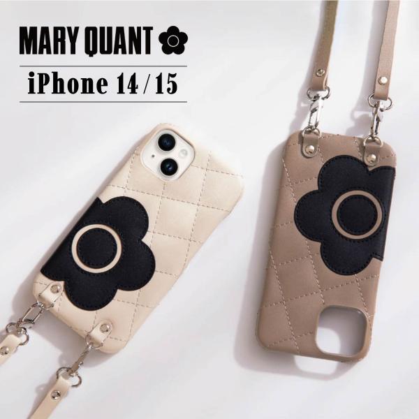 マリークヮント MARY QUANT iPhone 15 14 ケース スマホケース スマホショルダ...