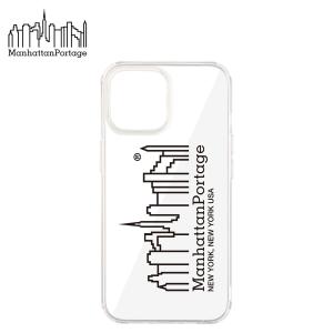 Manhattan Portage マンハッタンポーテージ iPhone 13 mini スマホケース 携帯 アイフォン メンズ レディース iP13MINI-HYB-CLEAR-BK ネコポス可｜sugaronlineshop