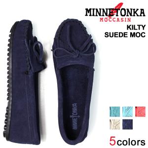 ミネトンカ モカシン MINNETONKA キルティ スエー...