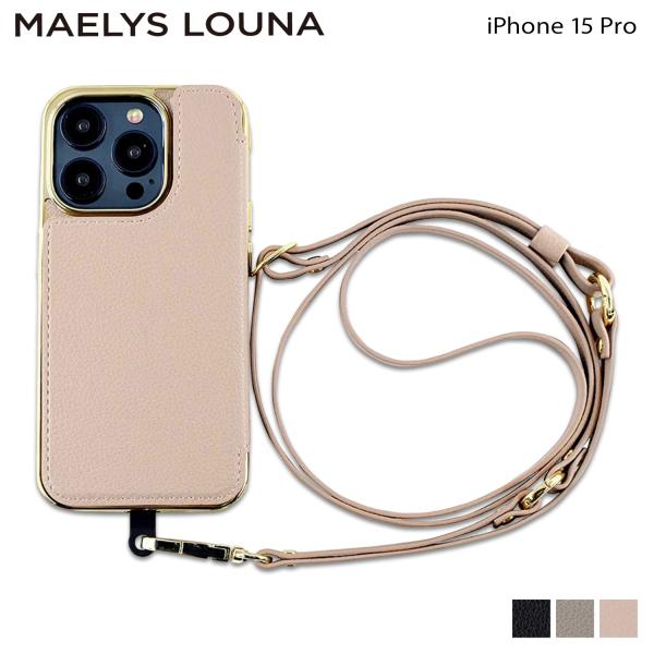 MAELYS LOUNA マエリスルーナ iPhone15 Pro スマホケース ショルダー 携帯 ...