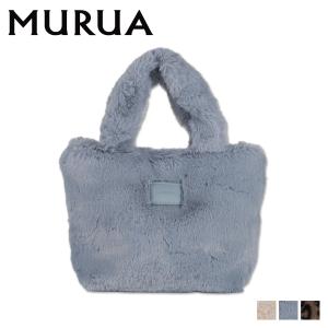 MURUA ムルーア バッグ トートバッグ ミニ レディース 軽量 エコファー MINI TOTE BAG ベージュ ブルー マルチ 予約 10月中旬 入荷予定｜sugaronlineshop