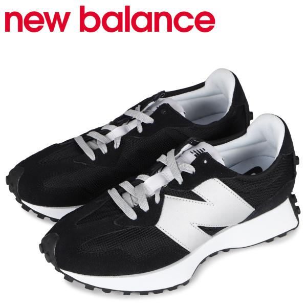 new balance ニューバランス 327 スニーカー メンズ Dワイズ ブラック 黒 MS32...