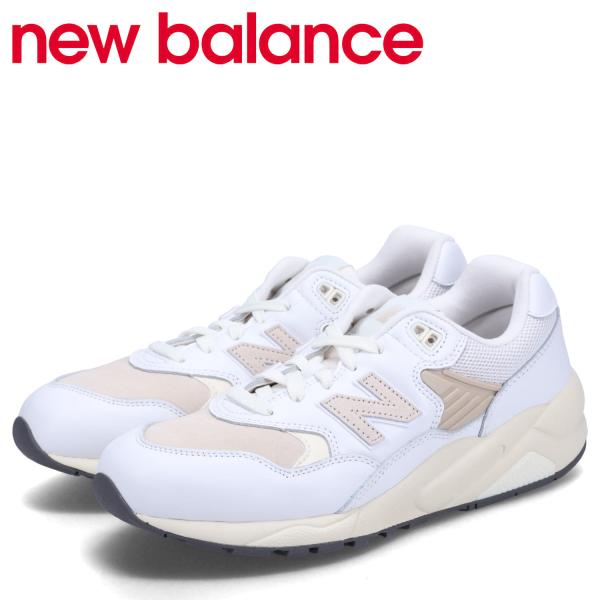 new balance 580 スニーカー メンズ Dワイズ ホワイト 白 MT580VTG ニュー...