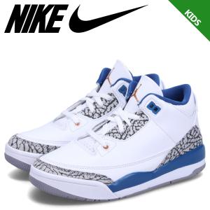 NIKE ナイキ ジョーダン3 レトロ スニーカー キッズ JORDAN 3 RETRO PS ホワイト 白 DM0966-148｜sugaronlineshop