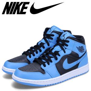 NIKE ナイキ エアジョーダン1 ミッド スニーカー メンズ AIR JORDAN 1 MID ブルー DQ8426-401｜sugaronlineshop