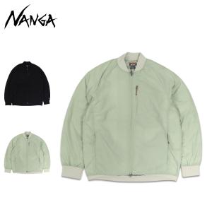 ナンガ NANGA ダウンジャケット ソフト バーシティブルゾン アウター メンズ 防寒 SOFT DOWN VARSITY BLOUSON ブラック グリーン 黒｜sugaronlineshop