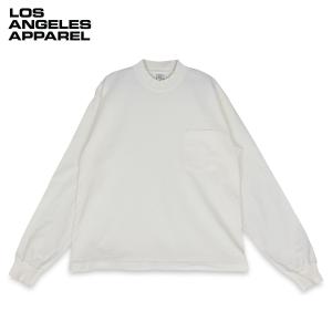 訳あり ロサンゼルスアパレル LOS ANGELES APPAREL 8.5オンス Tシャツ 長袖 メンズ レディース 8.5 OZ ホワイト 白 1210GD 返品不可｜sugaronlineshop