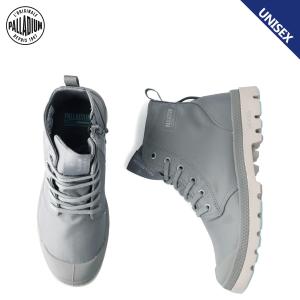 PALLADIUM パラディウム スニーカー パンパ ハイ シーカー ライト プラス メンズ レディース 防水 PAMPA HI SEEKER LITE+ WP+ グレー 77856-071｜sugaronlineshop