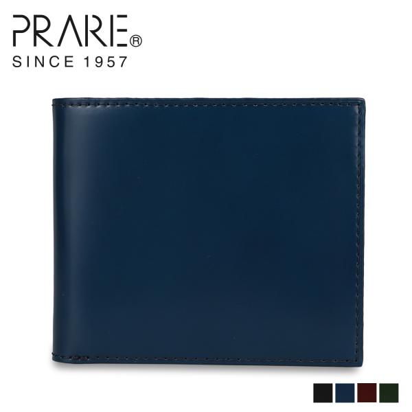 PRAIRIE プレリー 二つ折り財布 メンズ 本革 コードバン CORDOVAN1957 ブラック...