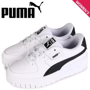 プーマ PUMA スニーカー カリ ドリーム レザー レディース 厚底 CALI DREAM LTH WNS ホワイト 白 383157-04｜sugaronlineshop