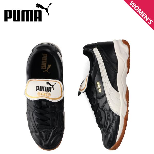 プーマ PUMA スニーカー キング インドア レディース KING INDOOR ブラック 黒 4...