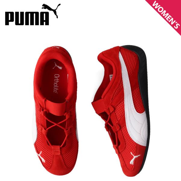 プーマ PUMA スピードキャット GO スニーカー レディース SPEEDCAT GO レッド 4...