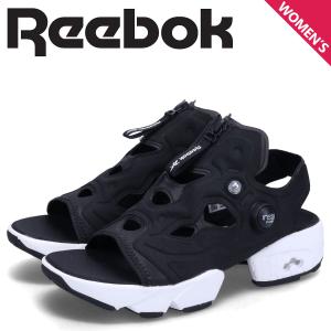 Reebok リーボック インスタポンプフューリー ジップ サンダル レディース 厚底 INSTAPUMP FURY SANDAL ZIP ブラック 黒 H06200｜sugaronlineshop